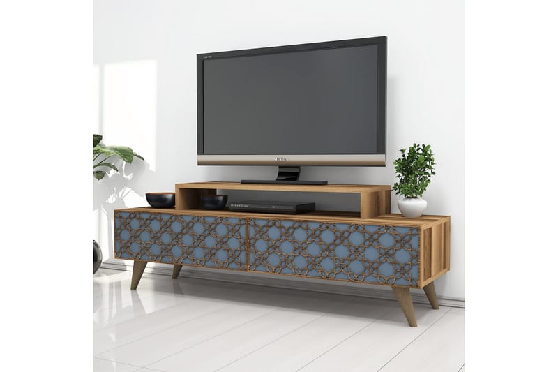 VARRED TV-Bänk 140 cm Brun - Möbler - Vardagsrum - Tv-möbler & mediamöbler - Tv-bänkar