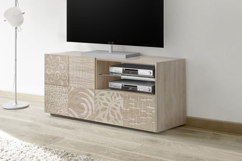 WALENS TV-bänk 122 Brun - Möbler - Vardagsrum - Tv-möbler & mediamöbler - Tv-bänkar