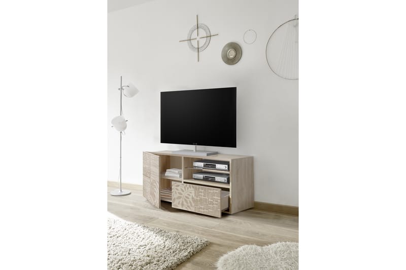 WALENS TV-bänk 122 Brun - Möbler - Vardagsrum - Tv-möbler & mediamöbler - Tv-bänkar