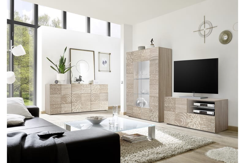 WALENS TV-bänk 122 Brun - Möbler - Vardagsrum - Tv-möbler & mediamöbler - Tv-bänkar