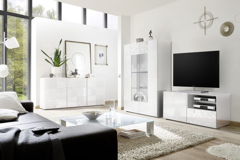 WALENS TV-bänk 122 Vit - Möbler - Vardagsrum - Tv-möbler & mediamöbler - Tv-bänkar
