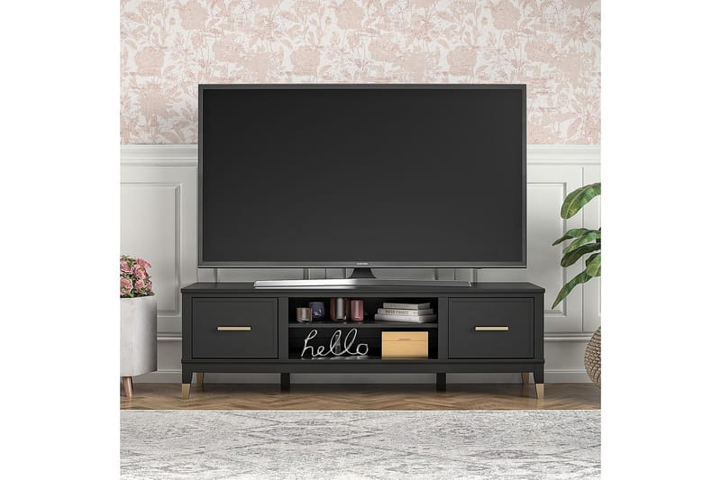 WESTERLEIGH TV-bänk 152x50 cm Svart - CosmoLiving - Möbler - Vardagsrum - Tv-möbler & mediamöbler - Tv-bänkar