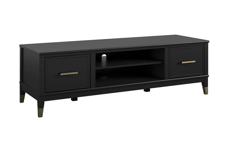 Westerleigh TV-bänk 152x50 cm Svart