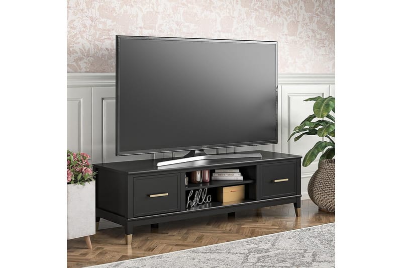 Westerleigh TV-bänk 152x50 cm Svart - Möbler - Vardagsrum - Tv-möbler & mediamöbler - Tv-bänkar