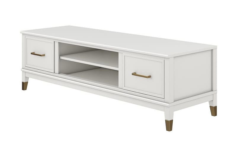 WESTERLEIGH TV-bänk 152x50 cm Vit - CosmoLiving - Möbler - Vardagsrum - Tv-möbler & mediamöbler - Tv-bänkar