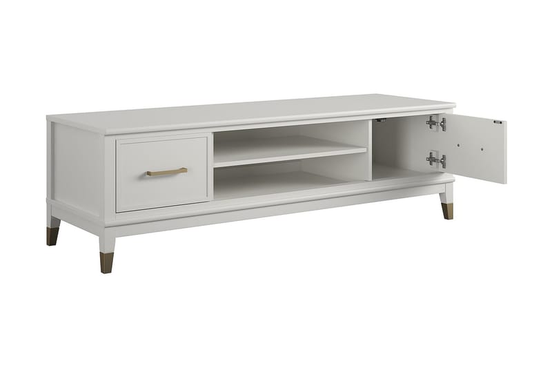 WESTERLEIGH TV-bänk 152x50 cm Vit - CosmoLiving - Möbler - Vardagsrum - Tv-möbler & mediamöbler - Tv-bänkar