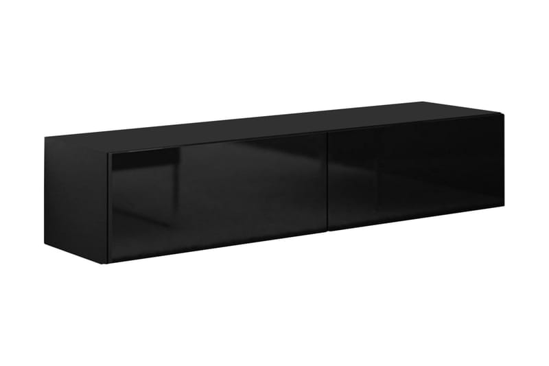 WILBER TV-bänk 140 cm - Svart - Möbler - Vardagsrum - Tv-möbler & mediamöbler - Tv-bänkar