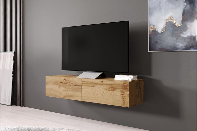 WILBER TV-bänk 140 cm - Trä/Natur - Möbler - Vardagsrum - Tv-möbler & mediamöbler - Tv-bänkar