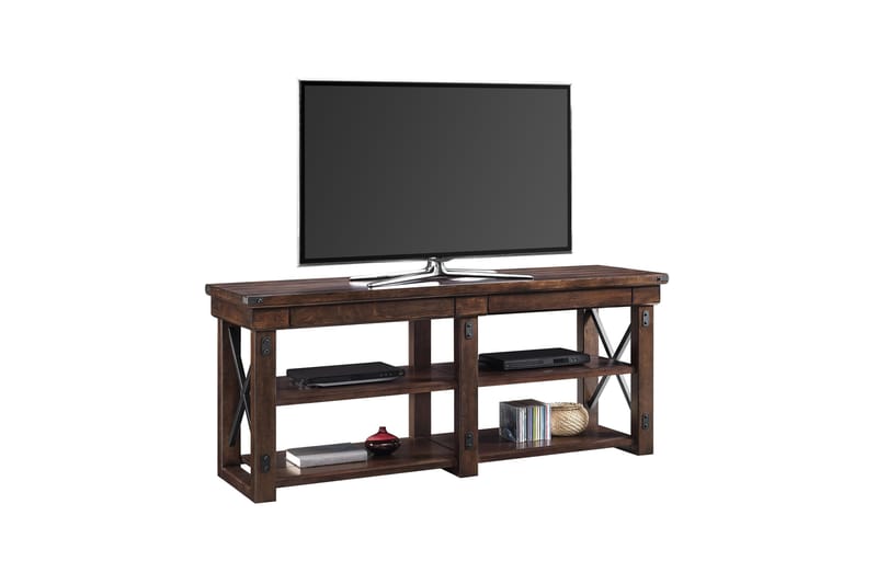 Wildwood  Tv-bänk 160x48 cm Mörkbrun - Möbler - Vardagsrum - Tv-möbler & mediamöbler - Tv-bänkar