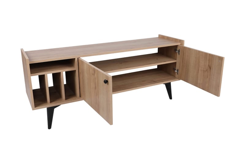 Winskill Tv-bänk 150 cm - Natur/Svart - Möbler - Vardagsrum - Tv-möbler & mediamöbler - Tv-bänkar