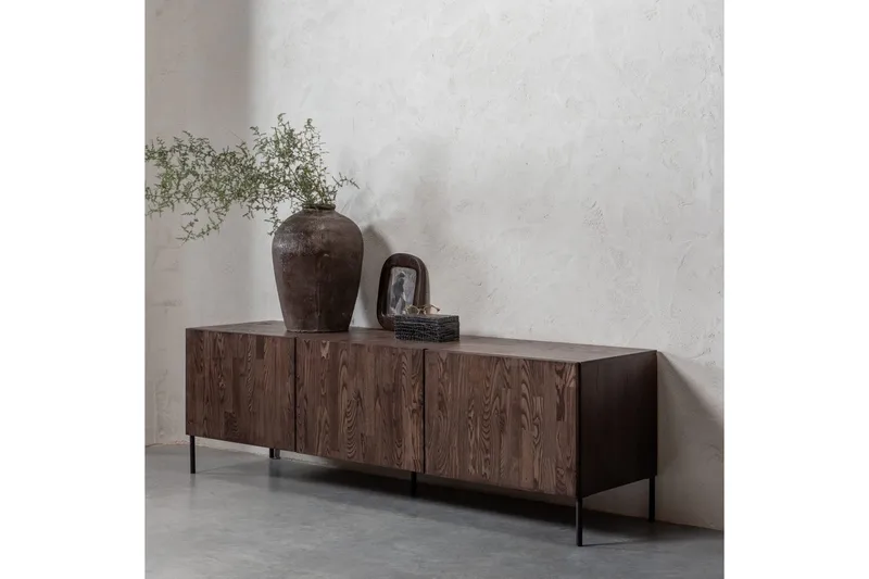 TV-enhet Bono - Brun, Ask - Möbler - Vardagsrum - Tv-möbler & mediamöbler - Tv-skåp