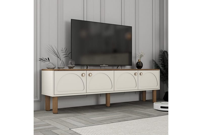 TV-enhet Cool Grädde - Grädde - Möbler - Vardagsrum - Tv-möbler & mediamöbler - Tv-bänkar