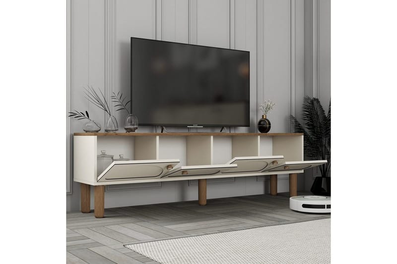 TV-enhet Cool Grädde - Grädde - Möbler - Vardagsrum - Tv-möbler & mediamöbler - Tv-bänkar