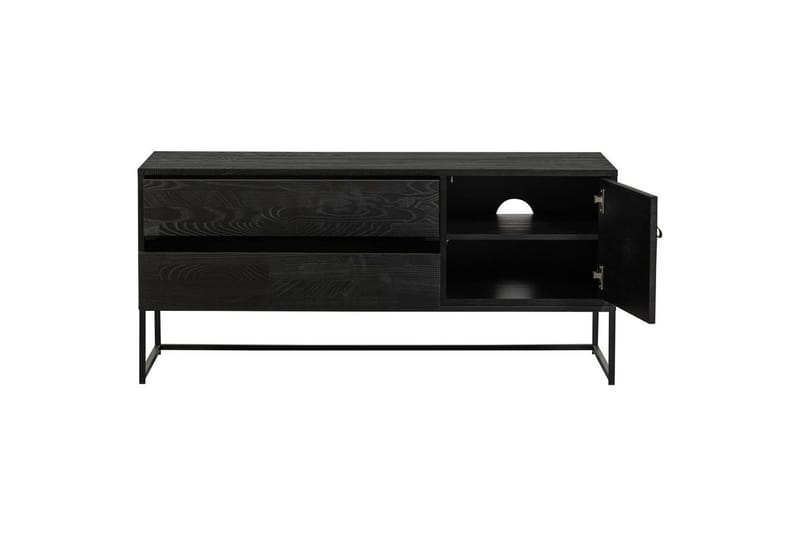 TV-enhet Silas - Blacknight, Ask, 120 cm - Möbler - Vardagsrum - Tv-möbler & mediamöbler - Tv-bänkar