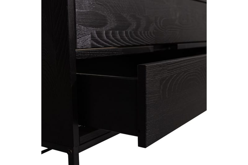 TV-enhet Silas - Blacknight, Ask, 120 cm - Möbler - Vardagsrum - Tv-möbler & mediamöbler - Tv-bänkar