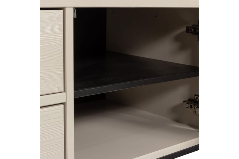 TV-enhet Silas - Damm, Borstat furu, 120 cm - Möbler - Vardagsrum - Tv-möbler & mediamöbler - Tv-bänkar