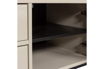TV-enhet Silas - Damm, Borstat furu, 120 cm - Möbler - Vardagsrum - Tv-möbler & mediamöbler - Tv-bänkar