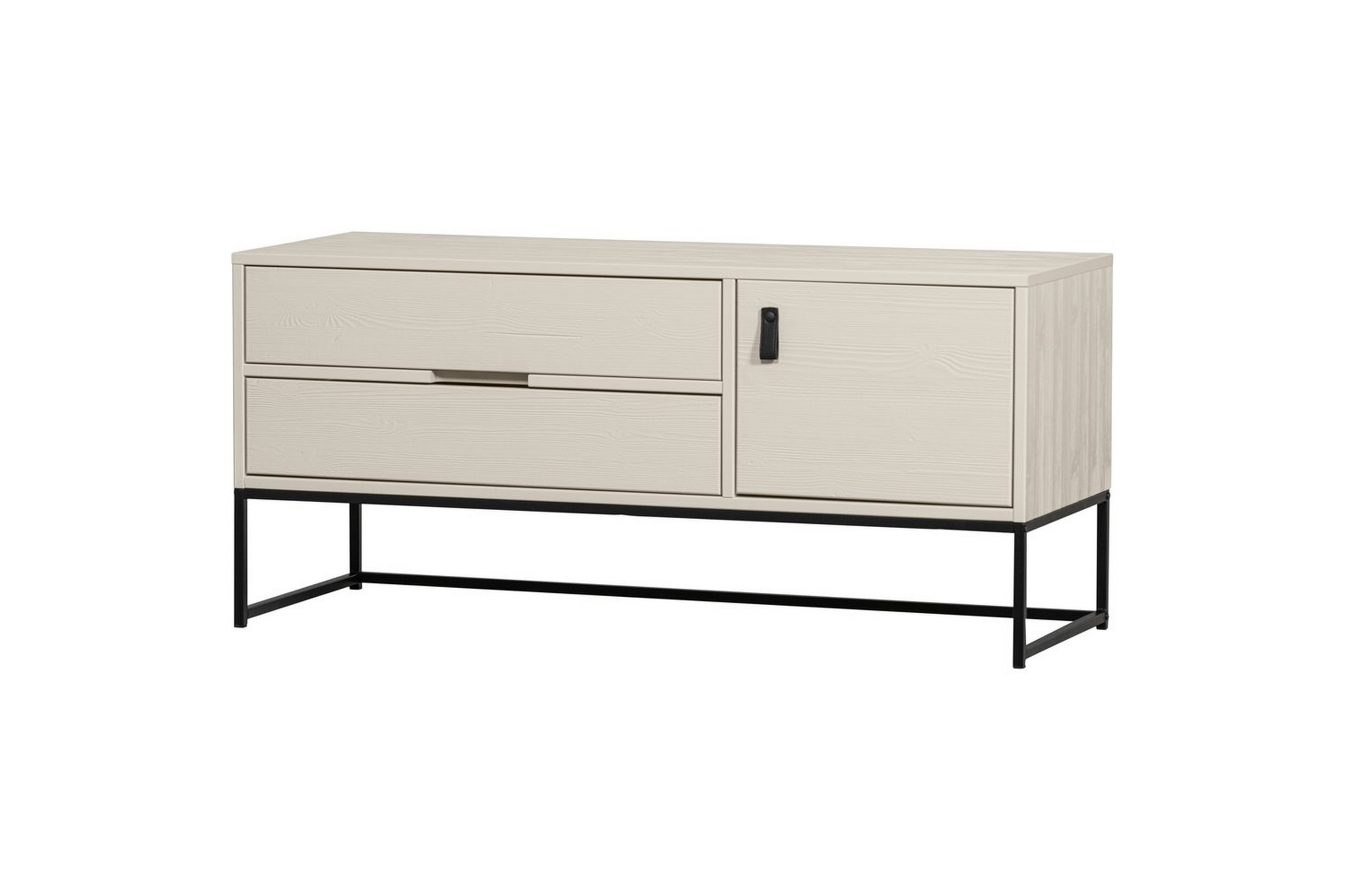 tv-enhet silas - damm, borstat furu, 120 cm