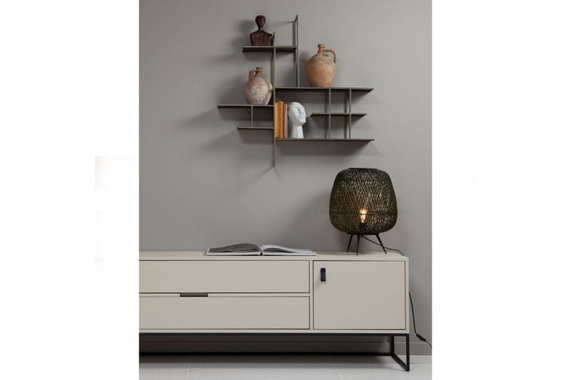 TV-enhet Silas - Damm, Borstat furu, 180 cm - Möbler - Vardagsrum - Tv-möbler & mediamöbler - Tv-bänkar