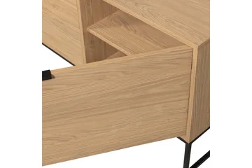 TV-enhet Silas - Ek, Ek, 180 cm - Möbler - Vardagsrum - Tv-möbler & mediamöbler - Tv-bänkar
