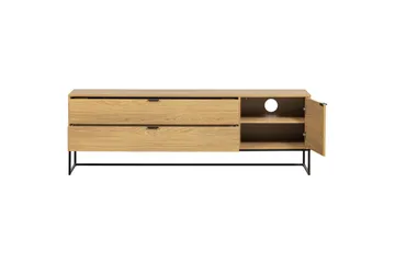 TV-enhet Silas - Ek, Ek, 180 cm - Möbler - Vardagsrum - Tv-möbler & mediamöbler - Tv-bänkar
