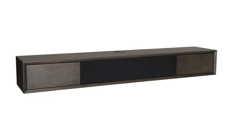 TV-hylla Junionne Stor, Brunlackad ek