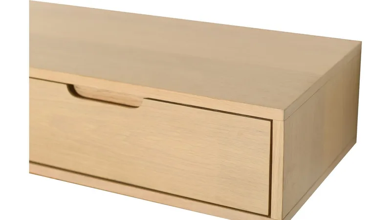 TV-hylla Torsen 110 cm - Vitpigmenterad ek - Möbler - Vardagsrum - Tv-möbler & mediamöbler - Tv-hylla