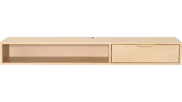 TV-hylla Torsen 135 cm - Vitpigmenterad ek - Möbler - Vardagsrum - Tv-möbler & mediamöbler - Tv-hylla