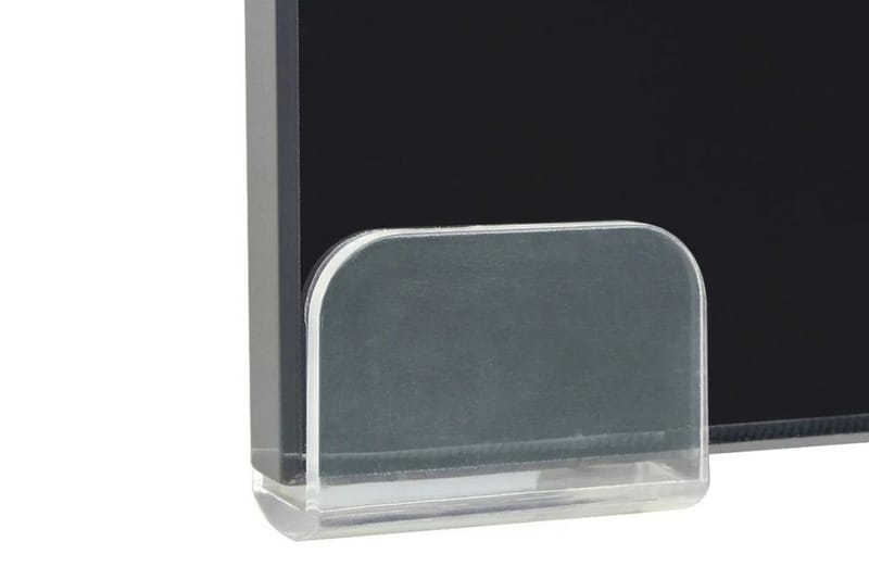 TV-bord glas svart 100x30x13 cm - Svart - Möbler - Vardagsrum - Tv-möbler & mediamöbler - Tv-hylla