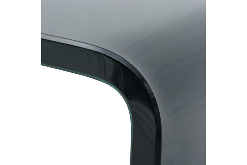 TV-bord glas svart 100x30x13 cm - Svart - Möbler - Vardagsrum - Tv-möbler & mediamöbler - Tv-hylla