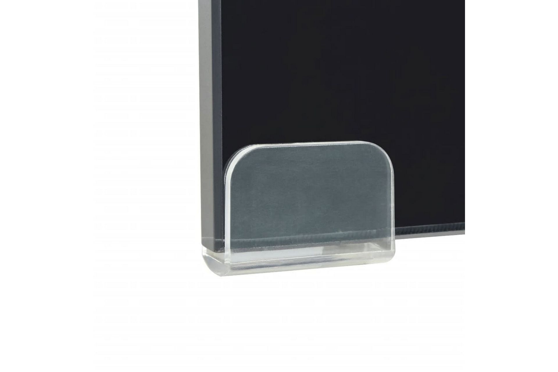 TV-bord glas svart 120x30x13 cm - Svart - Möbler - Vardagsrum - Tv-möbler & mediamöbler - Tv-hylla