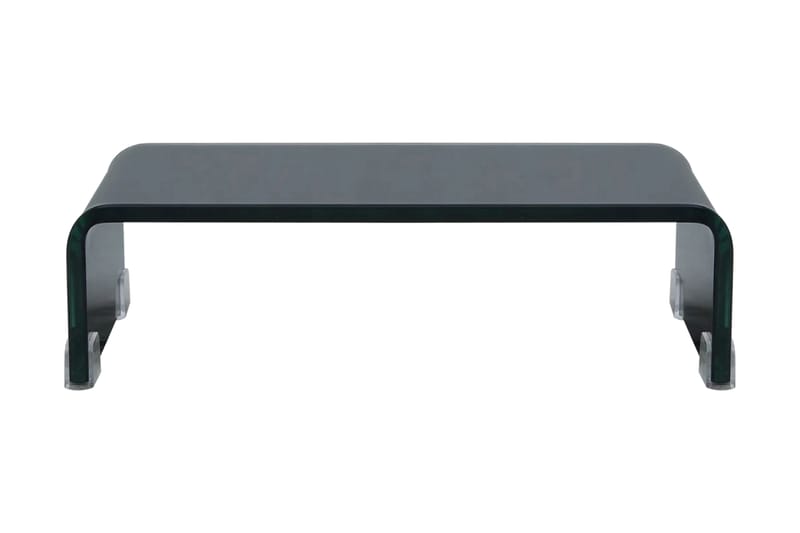 TV-bord glas svart 40x25x11 cm - Svart - Möbler - Vardagsrum - Tv-möbler & mediamöbler - Tv-hylla