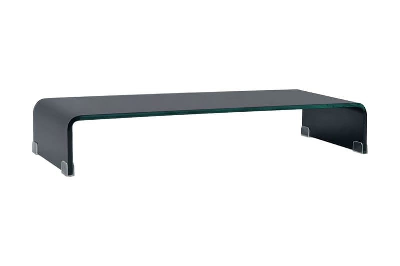 TV-bord glas svart 70x30x13 cm - Svart - Möbler - Vardagsrum - Tv-möbler & mediamöbler - Tv-hylla
