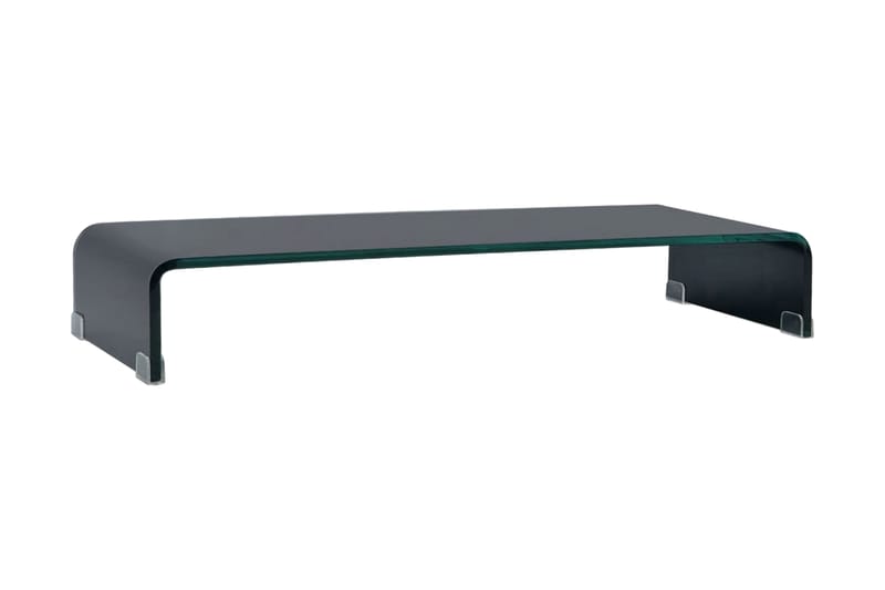 TV-bord glas svart 80x30x13 cm - Svart - Möbler - Vardagsrum - Tv-möbler & mediamöbler - Tv-hylla