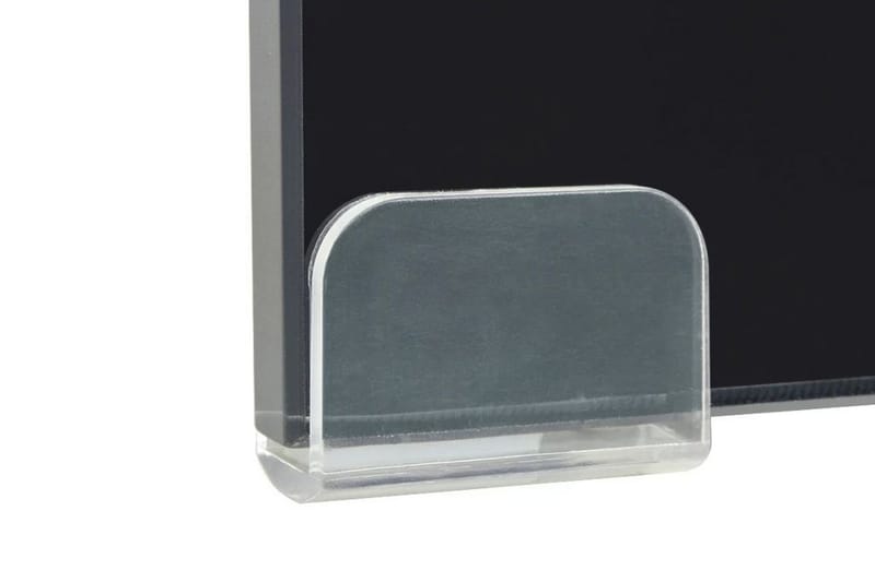 TV-bord glas svart 80x30x13 cm - Svart - Möbler - Vardagsrum - Tv-möbler & mediamöbler - Tv-hylla