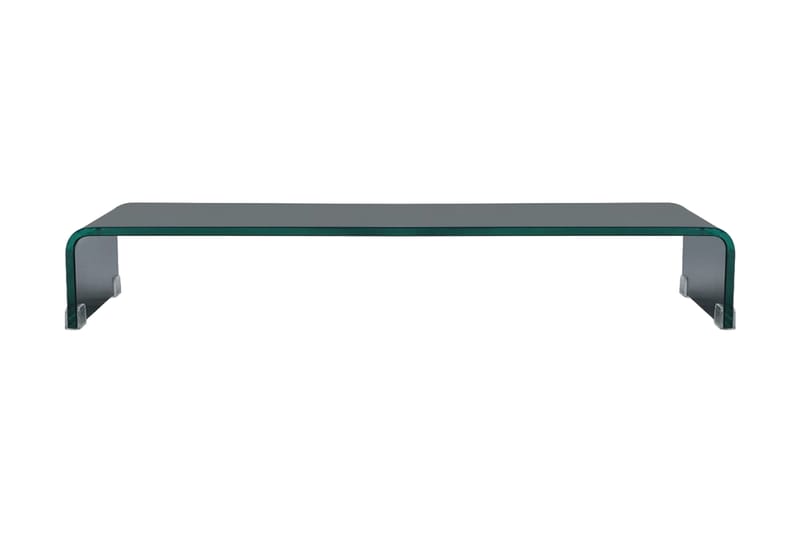 TV-bord glas svart 90x30x13 cm - Svart - Möbler - Vardagsrum - Tv-möbler & mediamöbler - Tv-hylla