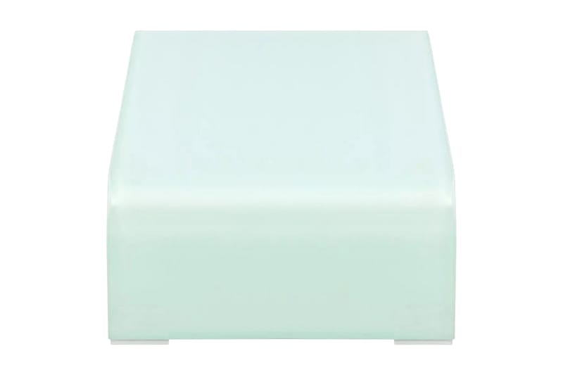 TV-bord glas vit 60x25x11 cm - Vit - Möbler - Vardagsrum - Tv-möbler & mediamöbler - Tv-hylla