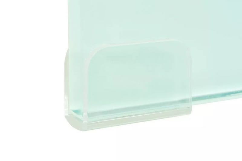 TV-bord glas vit 60x25x11 cm - Vit - Möbler - Vardagsrum - Tv-möbler & mediamöbler - Tv-hylla