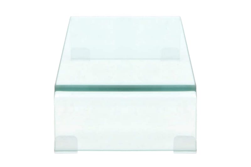 TV-bord klarglas 60x25x11 cm - Transparent - Möbler - Vardagsrum - Tv-möbler & mediamöbler - Tv-hylla