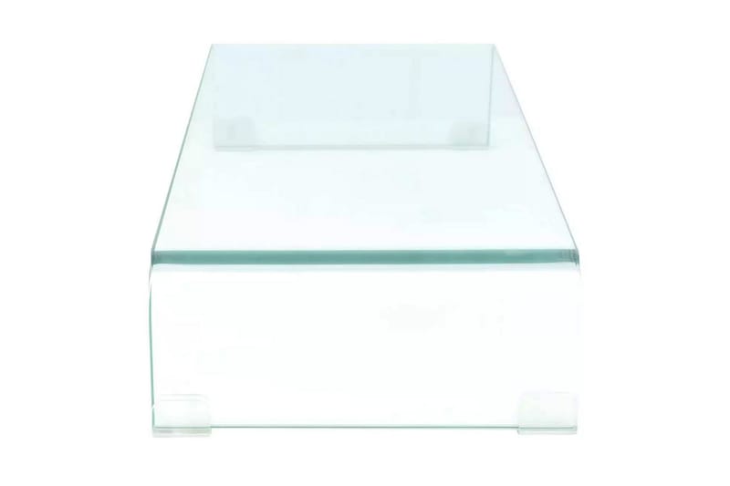 TV-bord klarglas 70x30x13 cm - Transparent - Möbler - Vardagsrum - Tv-möbler & mediamöbler - Tv-hylla