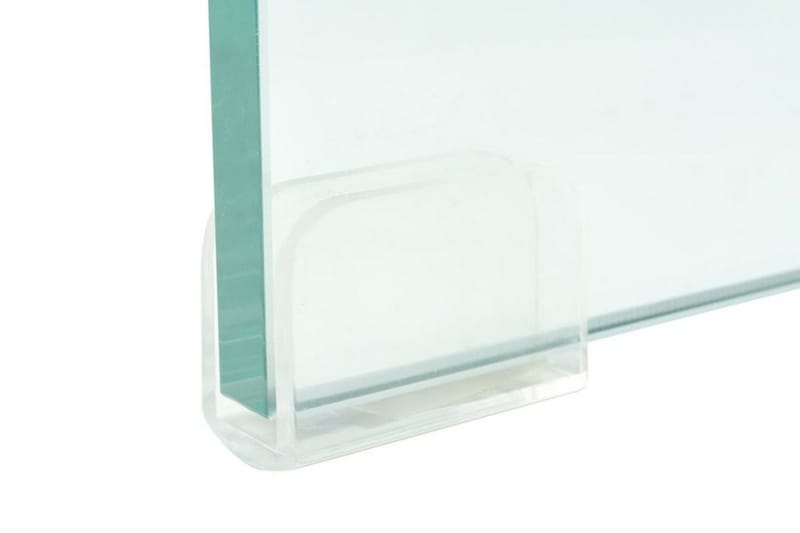 TV-bord klarglas 70x30x13 cm - Transparent - Möbler - Vardagsrum - Tv-möbler & mediamöbler - Tv-hylla