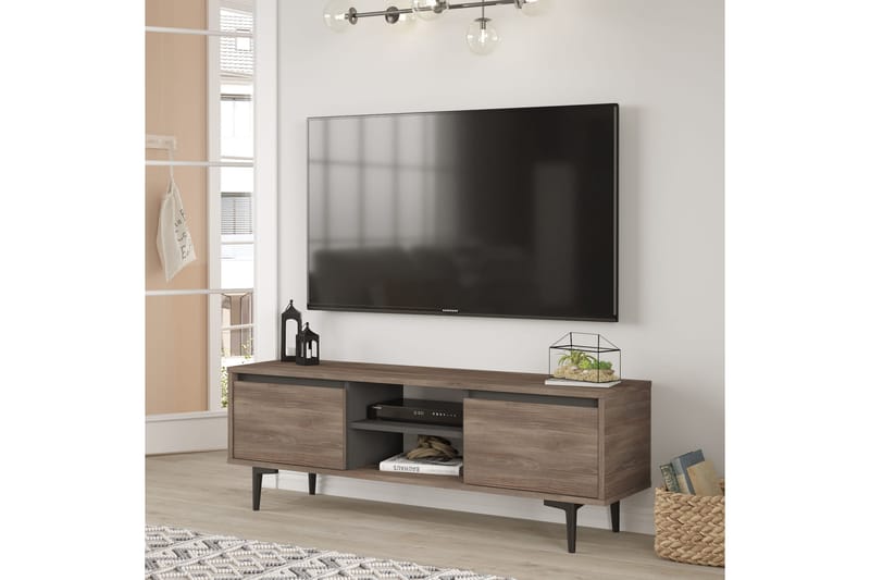 AGATEA Tv-möbelset 140x48,1 cm Brun - Tv-möbelset