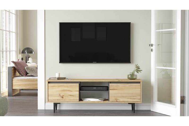 AGATEA Tv-möbelset 140x48,1 cm Flerfärgad - Tv-möbelset