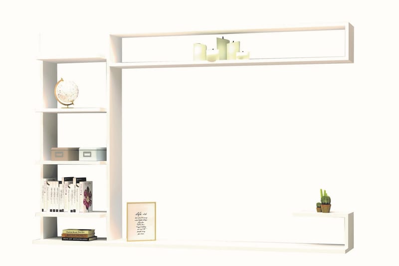 AGATEA Tv-möbelset 180x121,8 cm Vit - Möbler - Vardagsrum - Tv-möbler & mediamöbler - Tv-möbelset