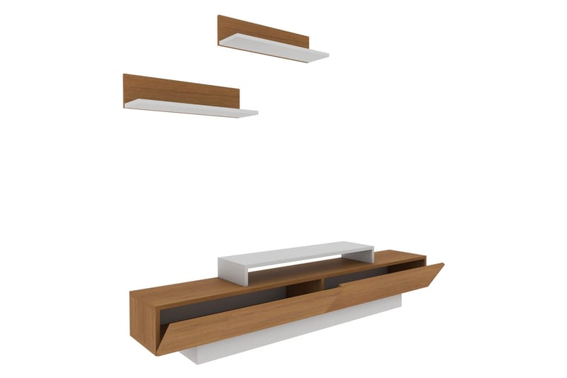 AGATEA Tv-möbelset 180x40 cm Vit - Möbler - Vardagsrum - Tv-möbler & mediamöbler - Tv-möbelset