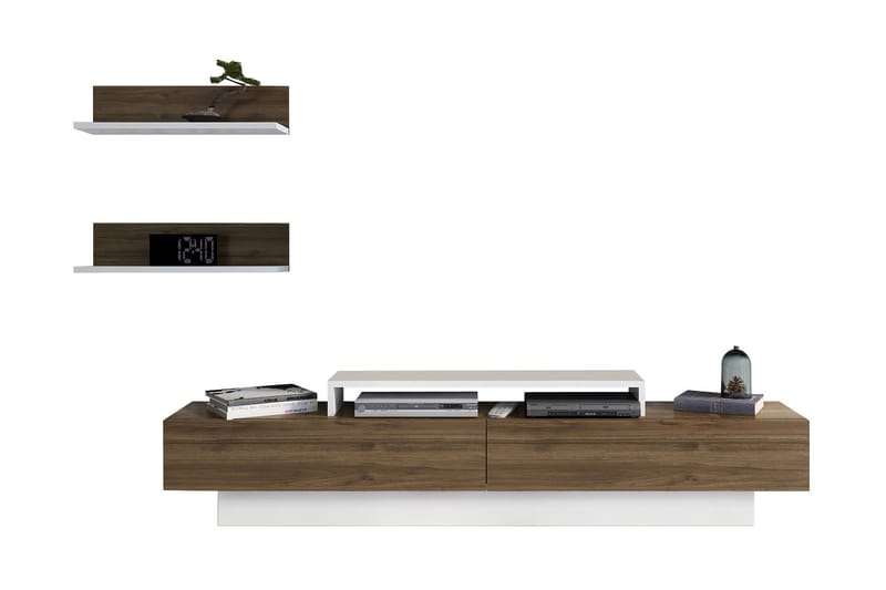 AGATEA Tv-möbelset 180x40 cm Vit - Möbler - Vardagsrum - Tv-möbler & mediamöbler - Tv-möbelset