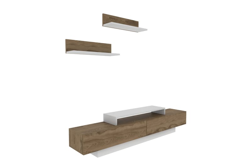 AGATEA Tv-möbelset 180x40 cm Vit - Möbler - Vardagsrum - Tv-möbler & mediamöbler - Tv-möbelset
