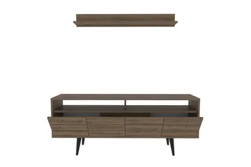 Andifli Tv-möbelset 160x64,5 cm - Brun - Möbler - Vardagsrum - Tv-möbler & mediamöbler - Tv-möbelset