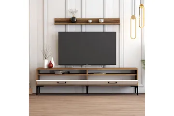 Andifli Tv-möbelset 180x47 cm - Brun - Möbler - Vardagsrum - Tv-möbler & mediamöbler - Tv-möbelset