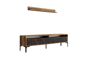 Andifli Tv-möbelset 180x47 cm - Brun - Möbler - Vardagsrum - Tv-möbler & mediamöbler - Tv-möbelset